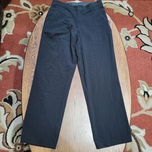 Perry Ellis Portfolio Black Straight Dress Trouser Slacks Pants Size Boys 16 Reg